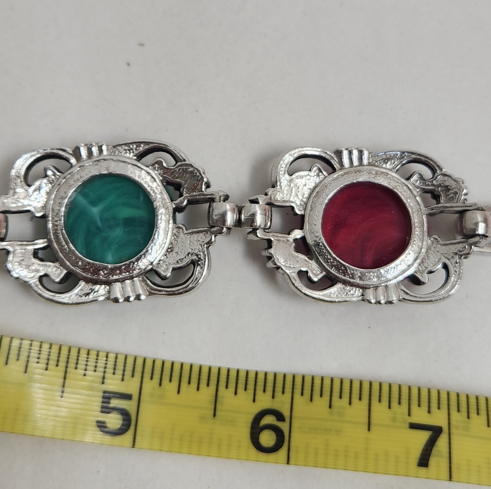 Vintage Retro CHUNKY silver Bracelet 😍 - Picture 7 of 7